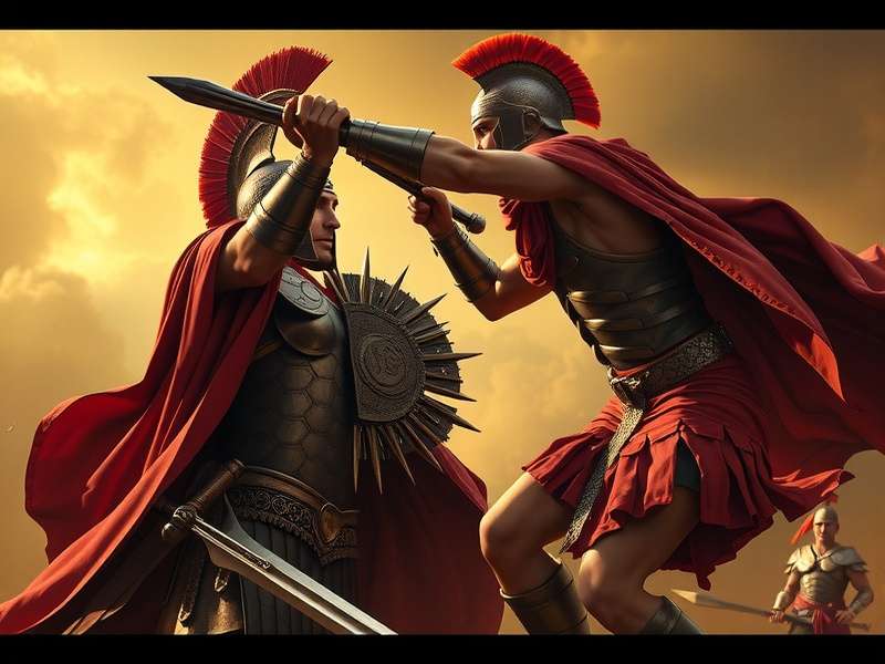 Gladiator Heroic Duel Battle Scene